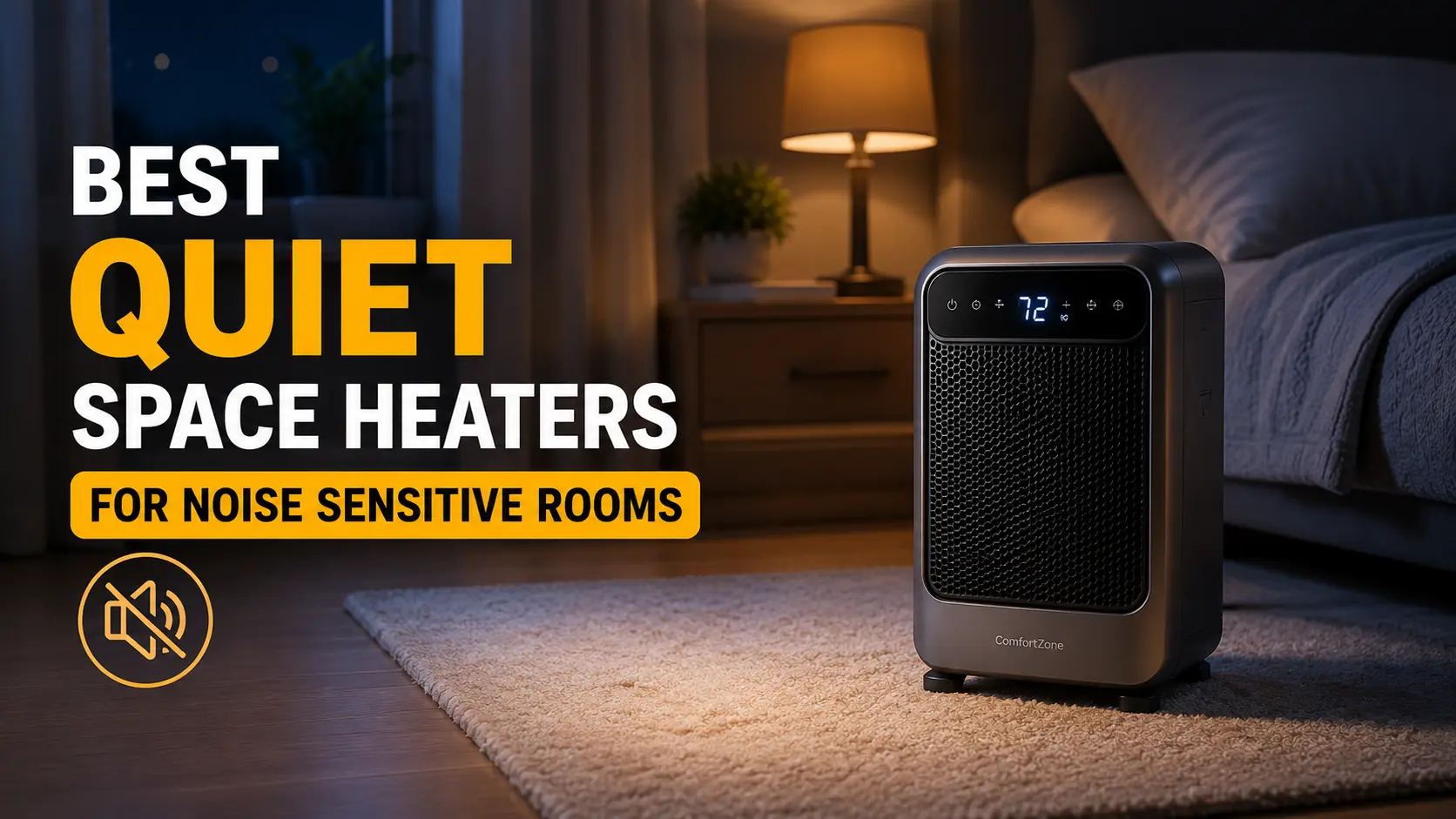 Best Quiet Space Heaters for Noise Sensitive Rooms