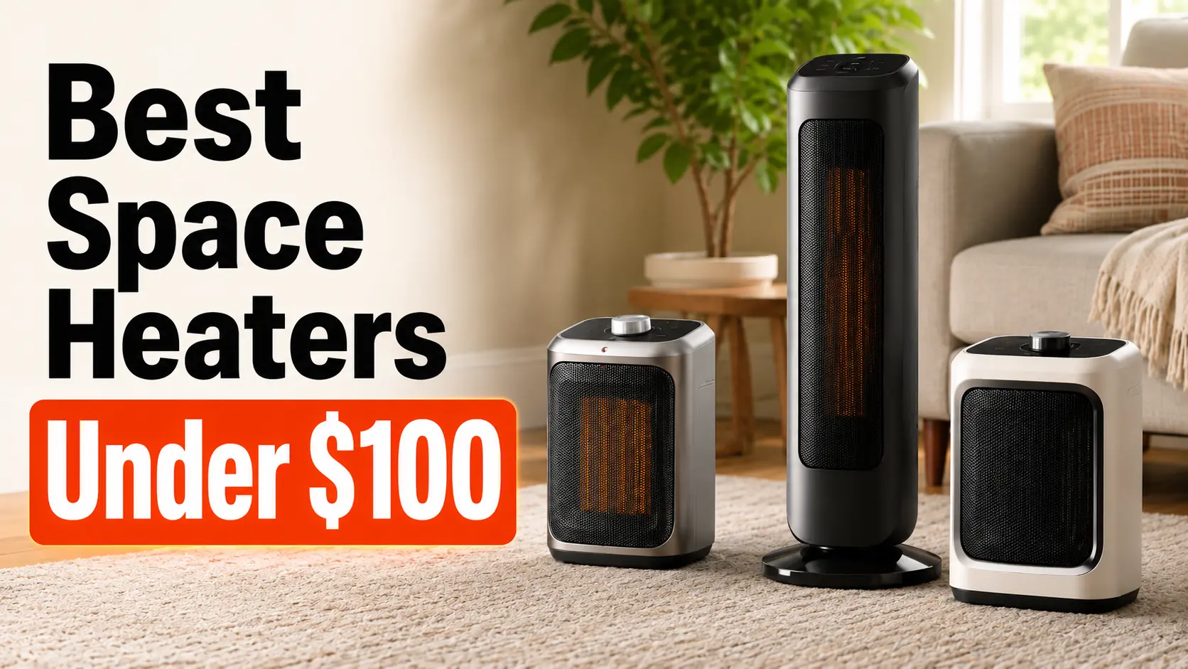 Best Space Heaters Under $100 for Home Use