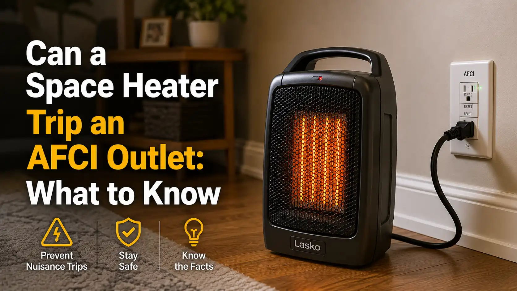 Can a Space Heater Trip an AFCI Outlet: What to Know