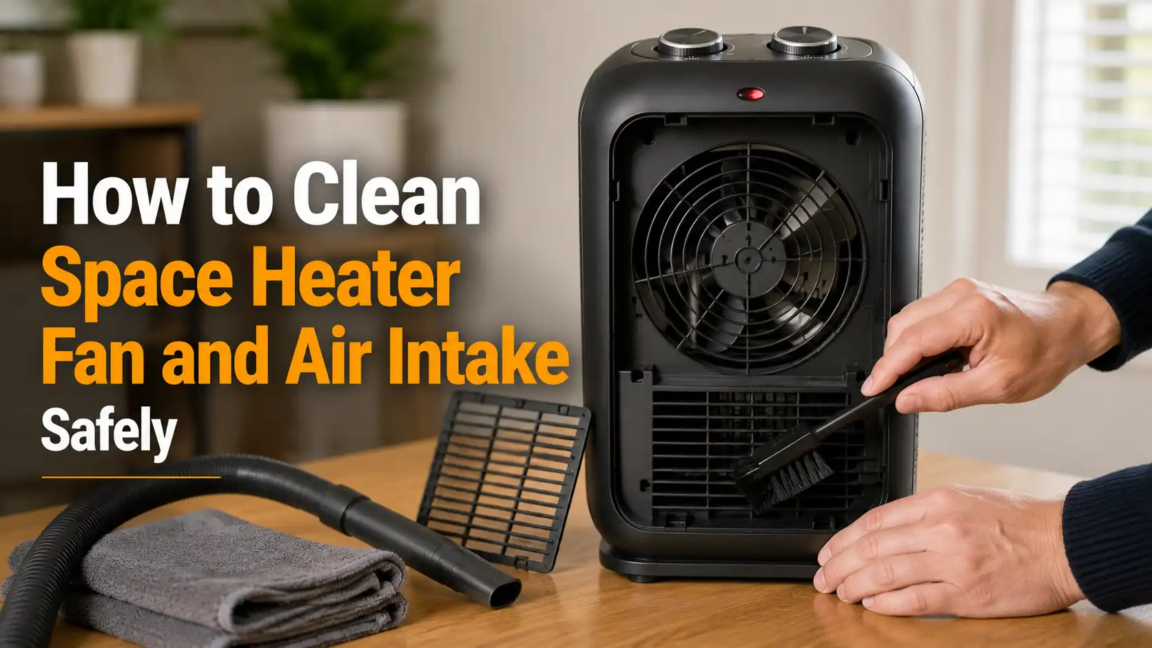 How to Clean Space Heater Fan and Air Intake Safely