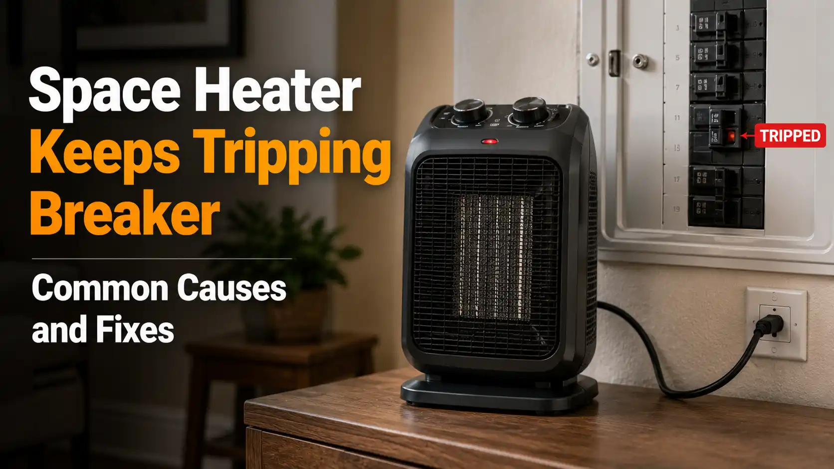 Space Heater Keeps Tripping Breaker Common Causes and Fixes