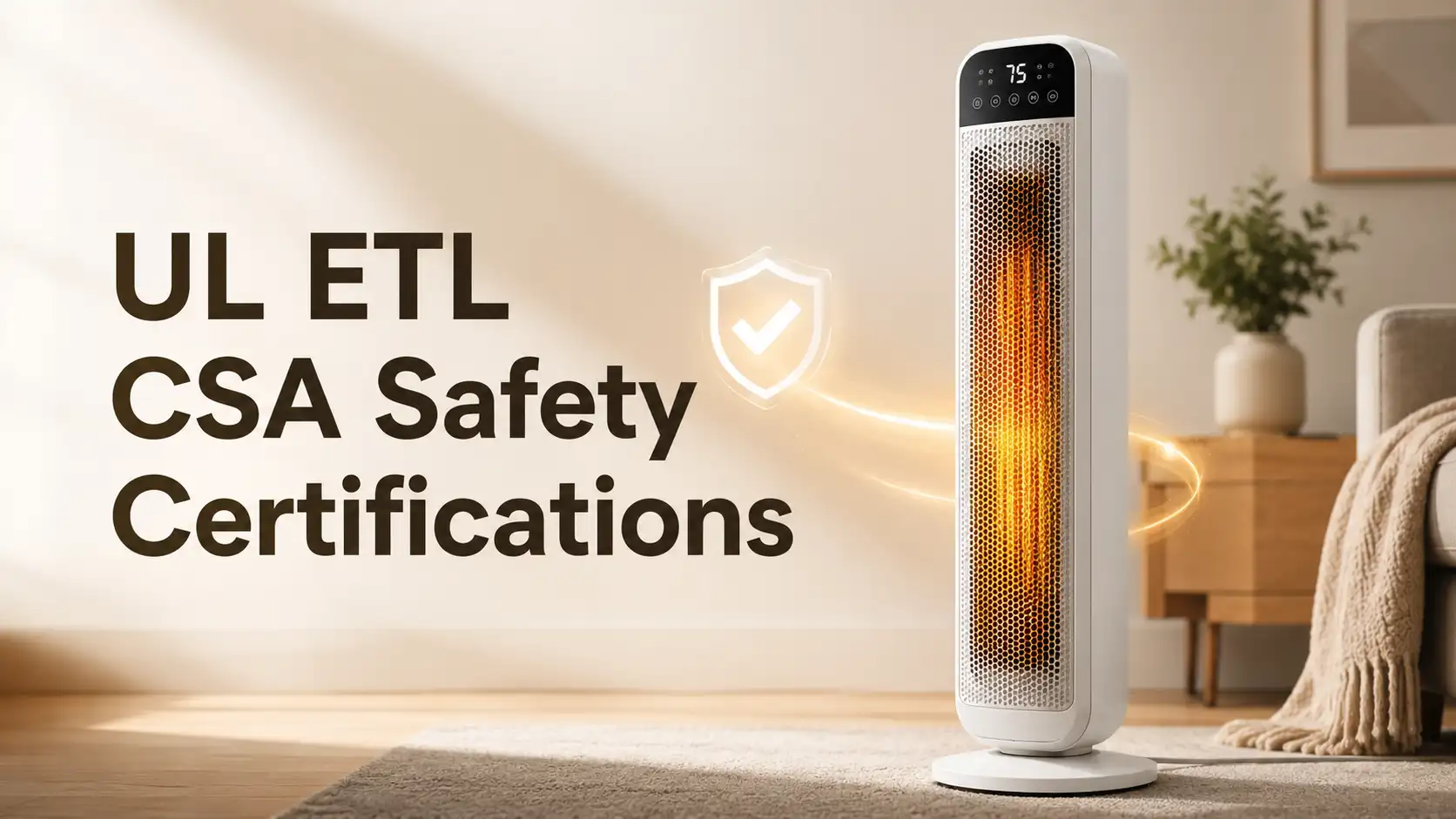 Space Heater Safety Certifications Explained: UL ETL and CSA