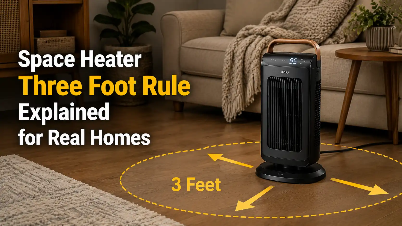 Space Heater Three Foot Rule Explained for Real Homes