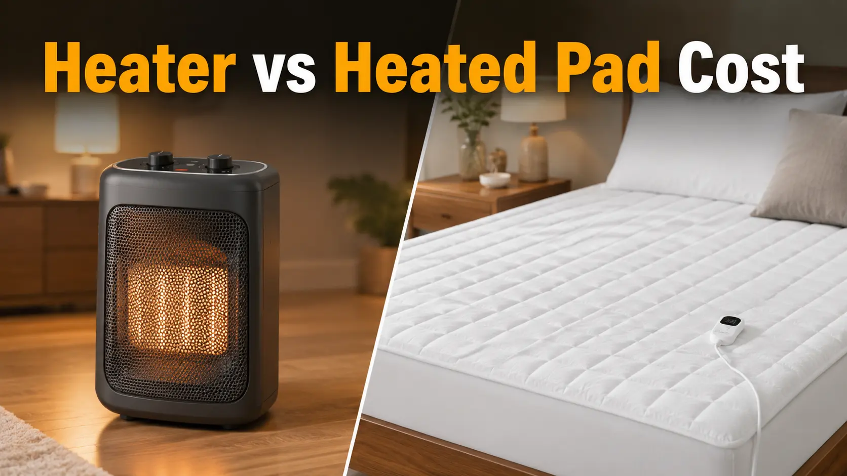 Space Heater vs Heated Mattress Pad: Cost Comparison