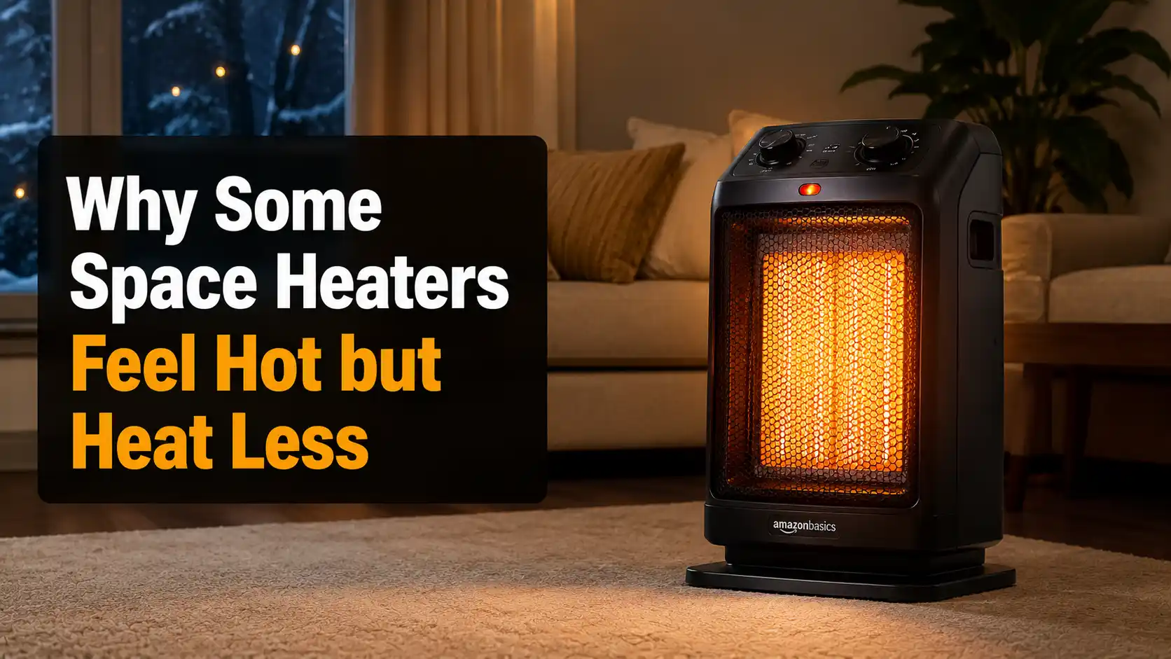 Why Some Space Heaters Feel Hot but Heat Less